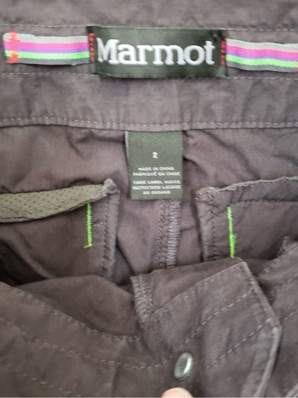 Marmot convertible capris lexi pants 2 - Picture 4 of 5